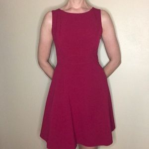 Nine West Magenta Sleeveless Dress Size 6